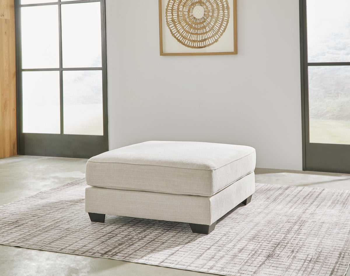 Lerenza Oversized Accent Ottoman - 4030608 - product view or room setting; only ottoman included (supplier image 2)