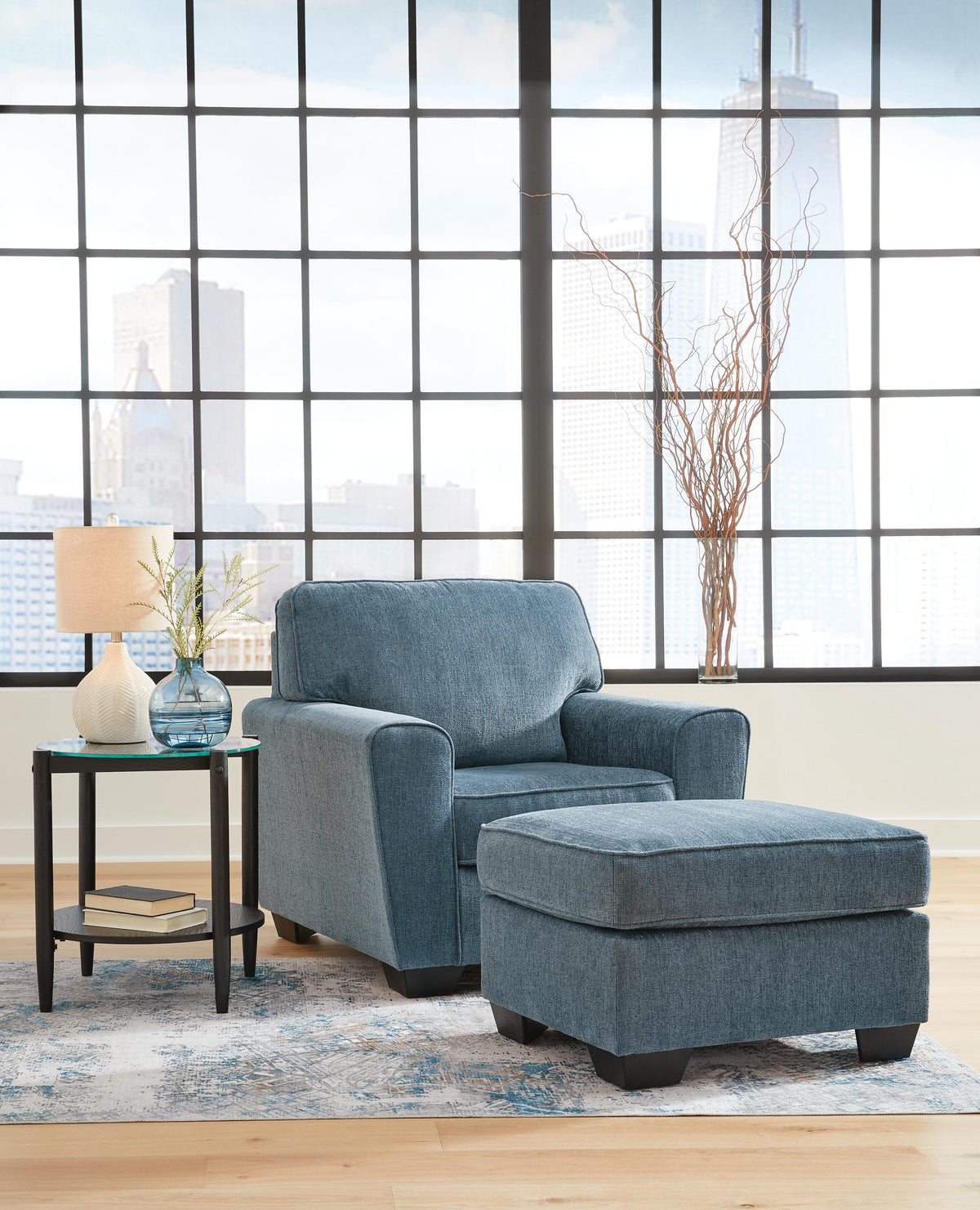 Cashton Living Room Sets - 40605U3, 40605U5 - product view or room setting; complete kit and included component views (supplier image 30)