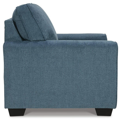 Cashton Chair and Ottoman - 40605U2 - product view or room setting; complete kit and included component views (supplier image 10)