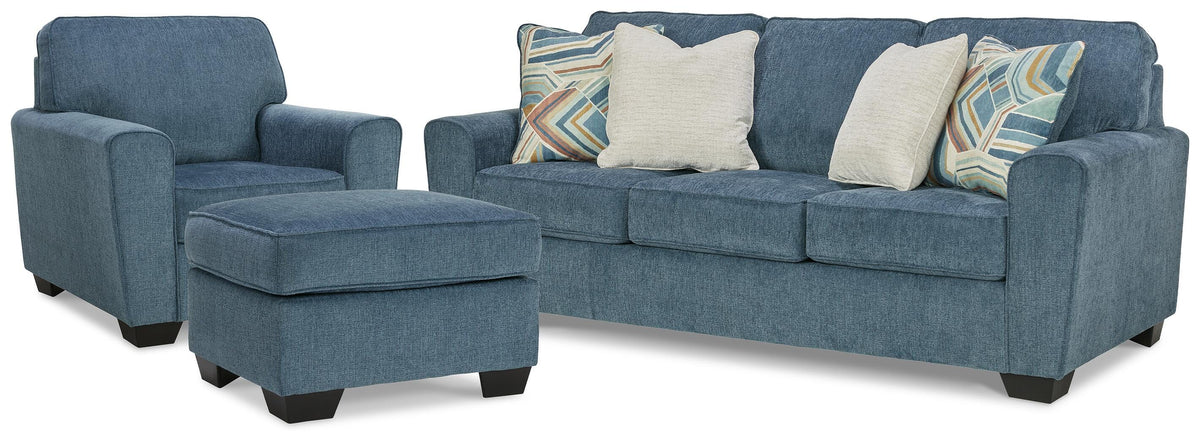 Cashton Living Room Sets - 40605U5 - product view or room setting; complete kit and included component views (supplier image 38)