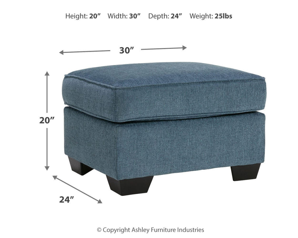 Cashton Living Room Sets - 40605U3 - approximate manufacturer dimensions (supplier image 29)