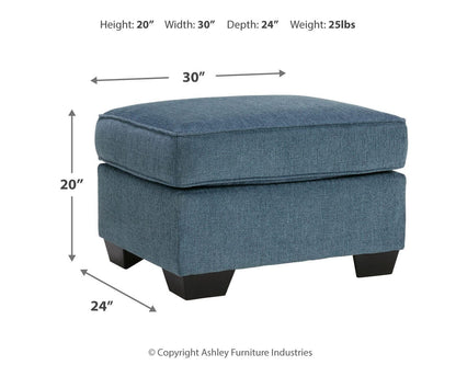 Cashton Living Room Sets - 40605U3 - approximate manufacturer dimensions (supplier image 29)