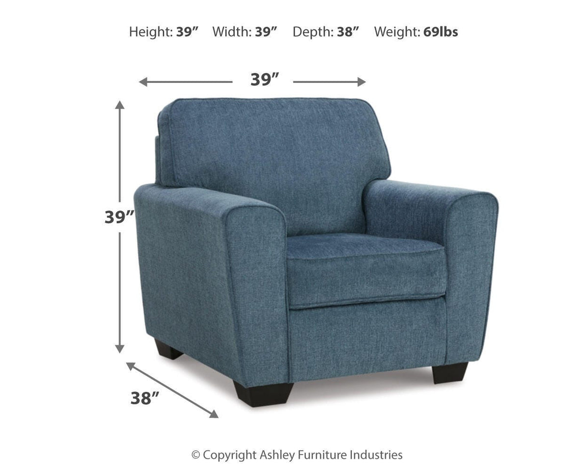 Cashton Living Room Sets - 40605U3 - approximate manufacturer dimensions (supplier image 28)