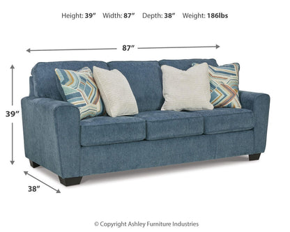 Cashton Living Room Sets - 40605U4, 40605U7 - approximate manufacturer dimensions (supplier image 37)