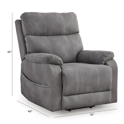 Next-Gen Durapella Power Lift Recliner - 4070812 - approximate manufacturer dimensions (supplier image 28)