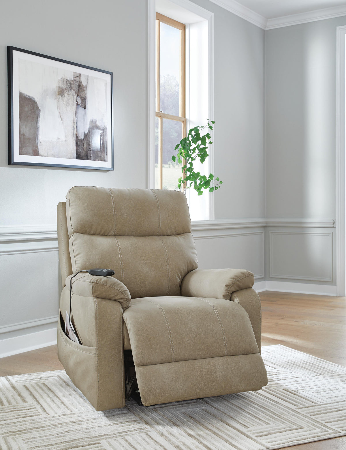 Next-Gen Durapella Power Lift Recliner - 4070912 - product view or room setting; only recliner included (supplier image 9)
