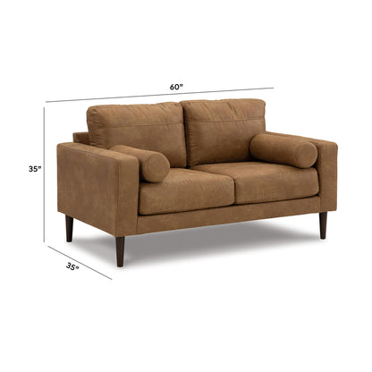 Telora Loveseat - 4100235 - approximate manufacturer dimensions (supplier image 7)