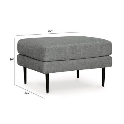 Hazela Chair and Ottoman - 41102U1 - approximate manufacturer dimensions (supplier image 16)