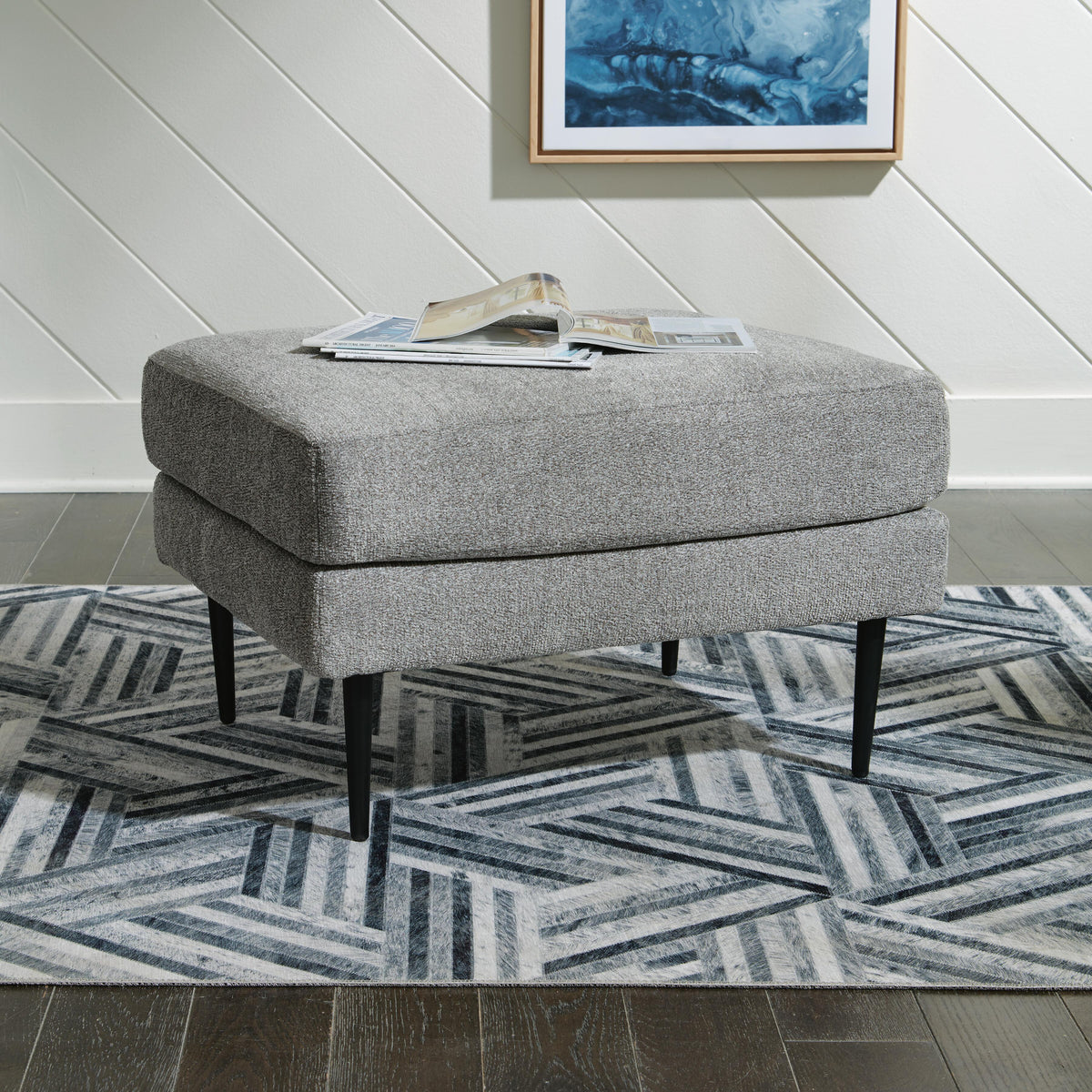 Hazela Ottoman - 4110214 - product view or room setting; only ottoman included (supplier image 2)