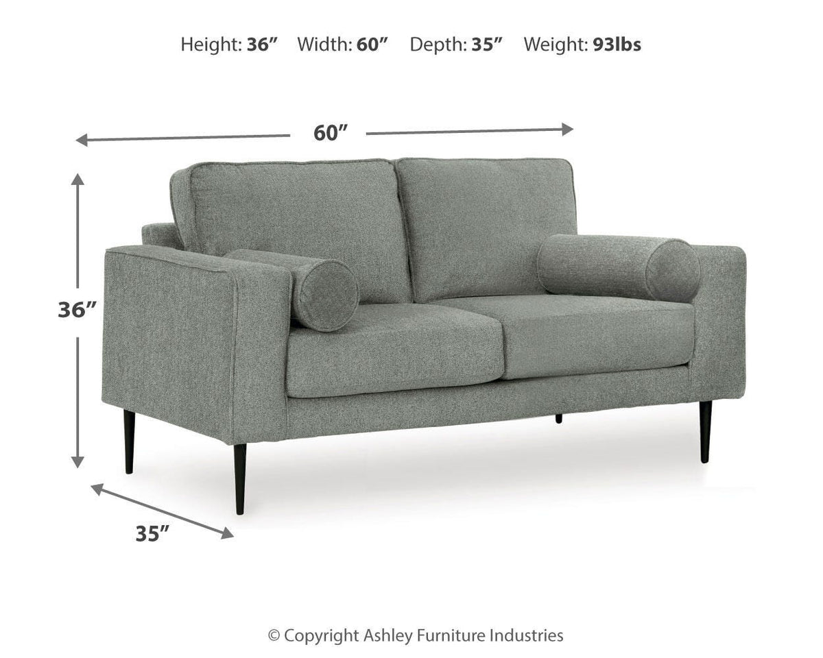 Hazela Loveseat - 4110235 - approximate manufacturer dimensions (supplier image 4)