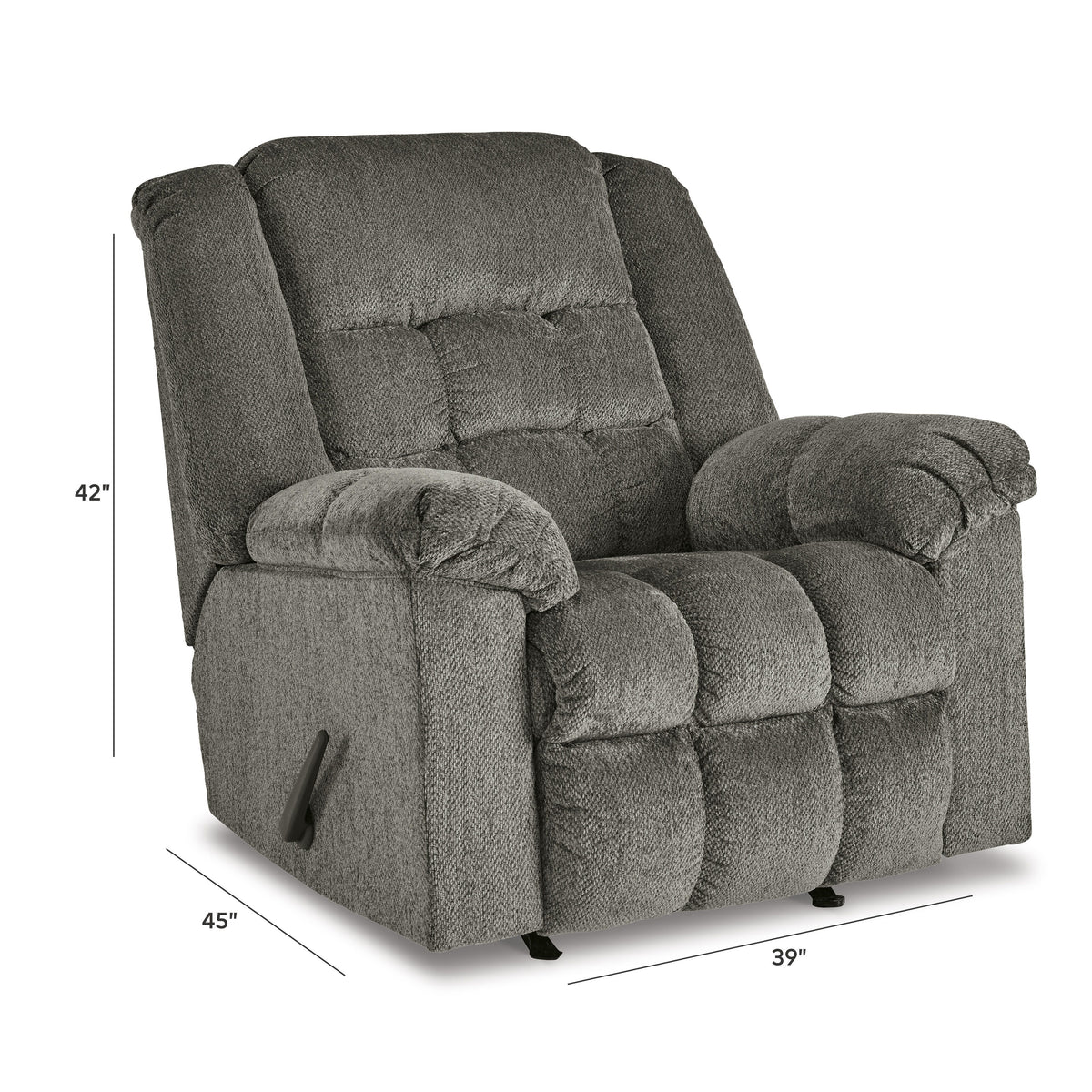 Kegler Recliner - 4450425 - approximate manufacturer dimensions (supplier image 18)
