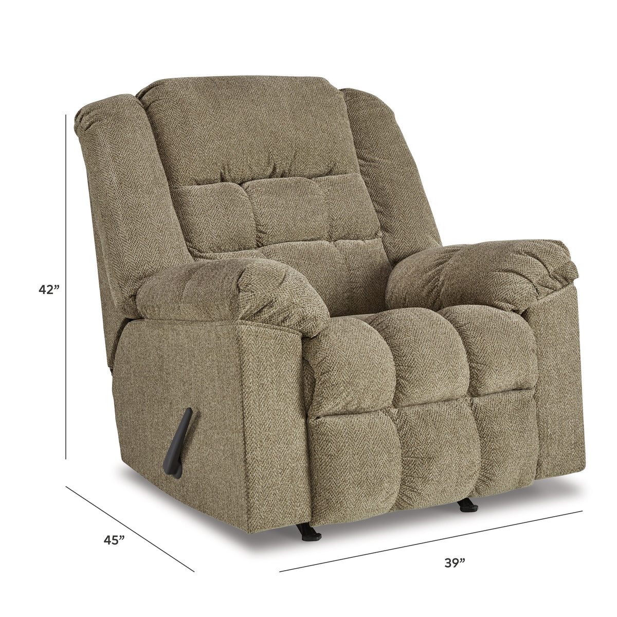 Kegler Recliner - 4450525 - approximate manufacturer dimensions (supplier image 9)