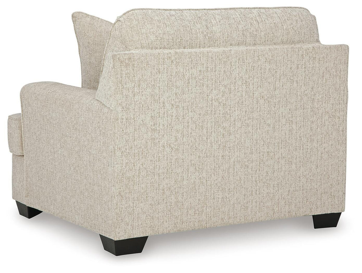 Heartcort Oversized Chair and Ottoman - 44604U1 - product view or room setting; complete kit and included component views (supplier image 14)