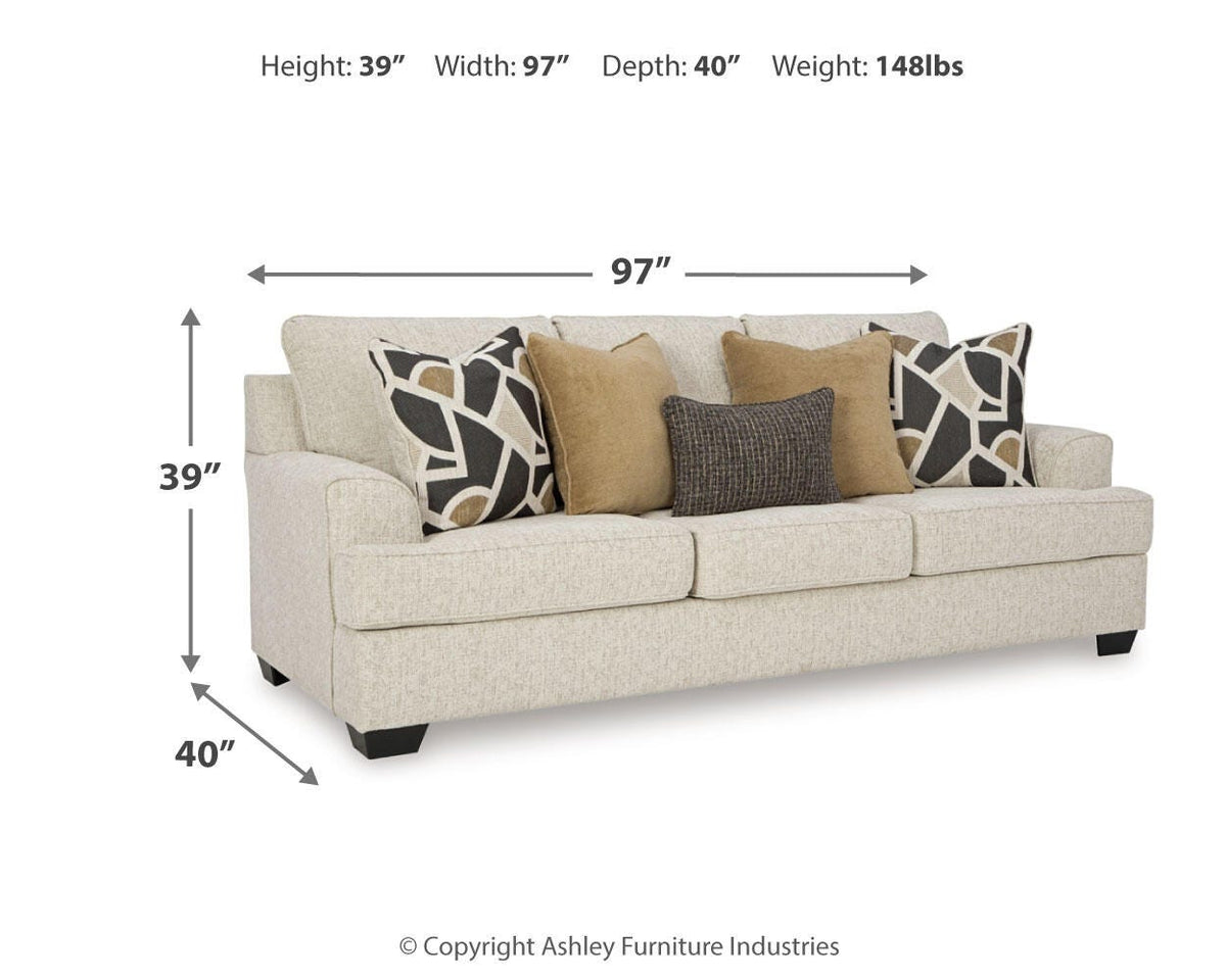 Heartcort Living Room Sets - 44604U3, 44604U2 - approximate manufacturer dimensions (supplier image 18)