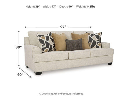 Heartcort Living Room Sets - 44604U3, 44604U2 - approximate manufacturer dimensions (supplier image 18)