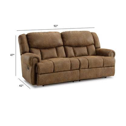 Boothbay Reclining Sofa - 4470481 - approximate manufacturer dimensions (supplier image 4)