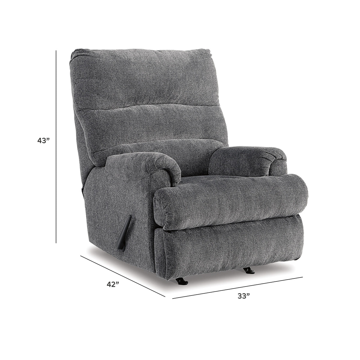 Man Fort Recliner - 4660525 - approximate manufacturer dimensions (supplier image 8)