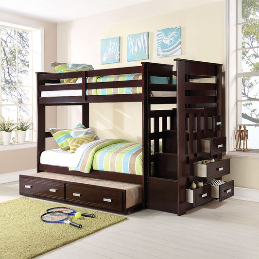 Allentown - Bunk Bed w/Storage Ladder & Trundle