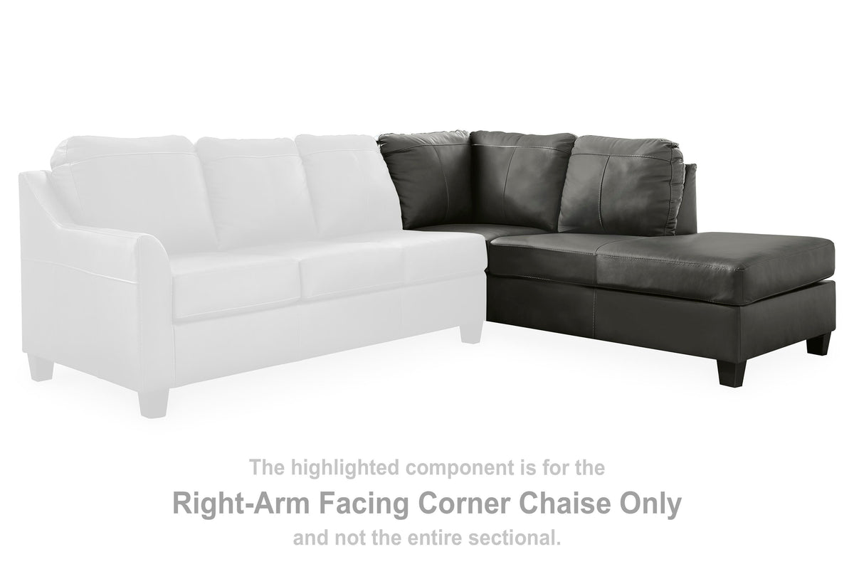 Valderno 2-Piece Sectional with Chaise - 47804S1 - product view or room setting; complete kit and included component views (supplier image 11)