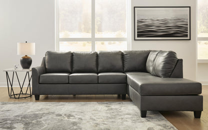 Valderno 2-Piece Sectional with Chaise - 47804S1 - product view or room setting; complete kit and included component views (supplier image 4)