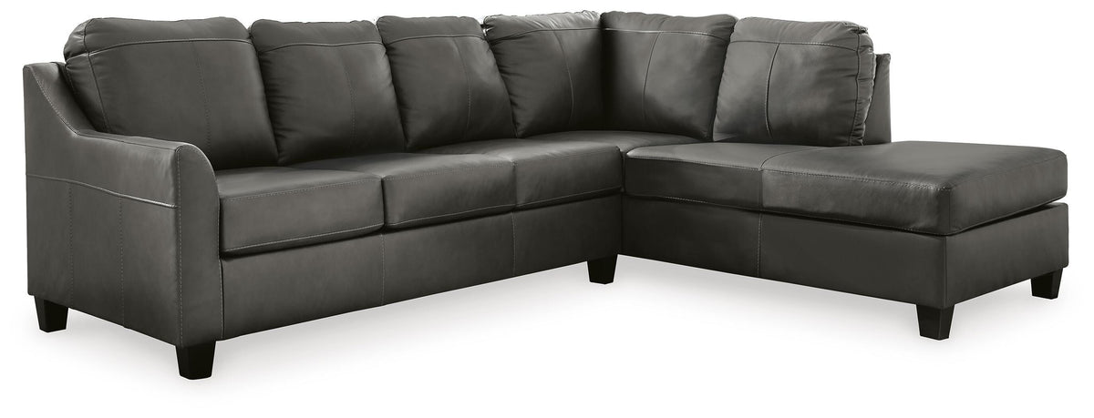 Valderno 2-Piece Sectional with Chaise - 47804S1 - product view or room setting; complete kit and included component views (supplier image 1)
