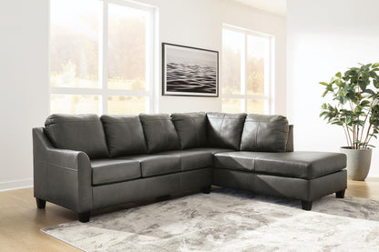 Valderno 2-Piece Sectional with Chaise - 47804S1 - product view or room setting; complete kit and included component views (supplier image 2)