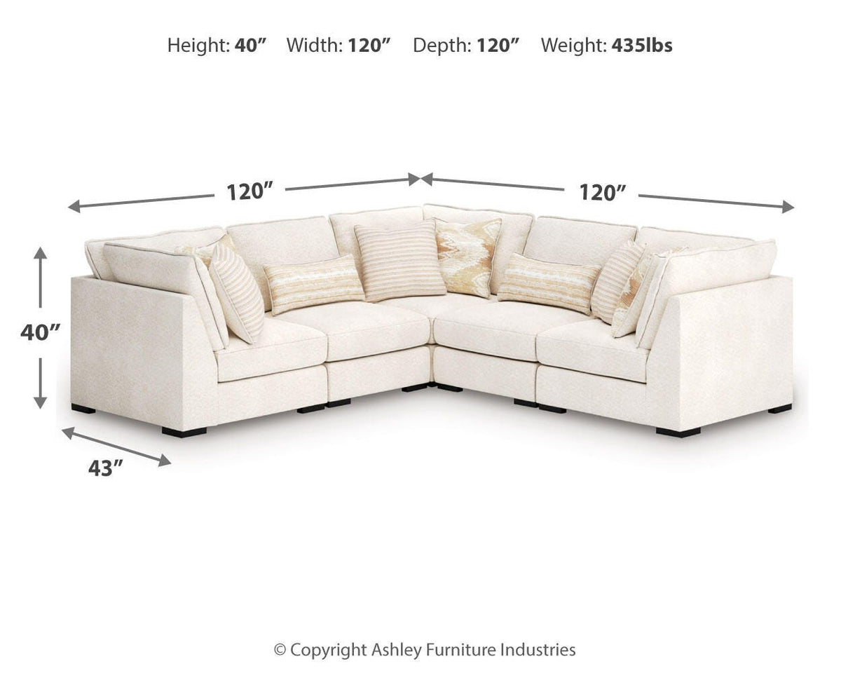 Donelson Creek Sectional - 48002S1 - approximate manufacturer dimensions (supplier image 13)