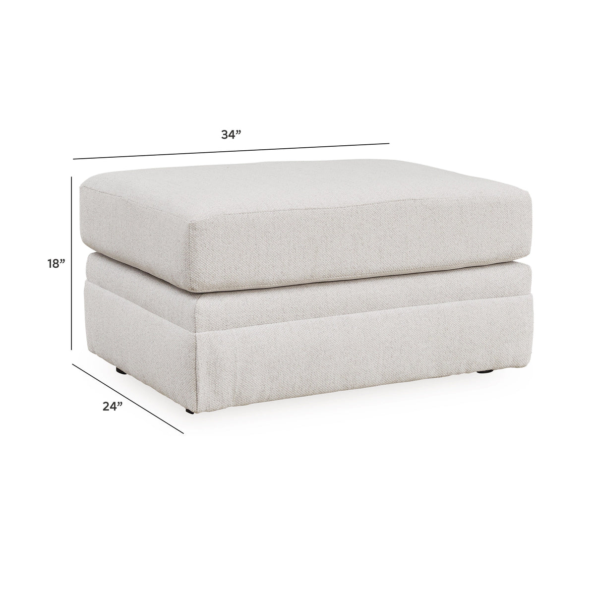 Maitelynn Ottoman - 4820214 - approximate manufacturer dimensions (supplier image 7)