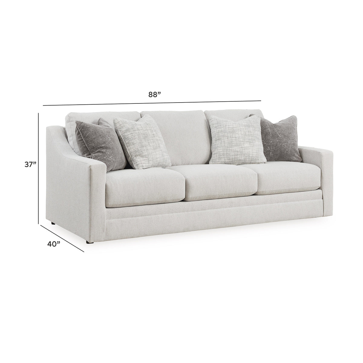 Maitelynn Sofa - 4820238 - approximate manufacturer dimensions (supplier image 7)