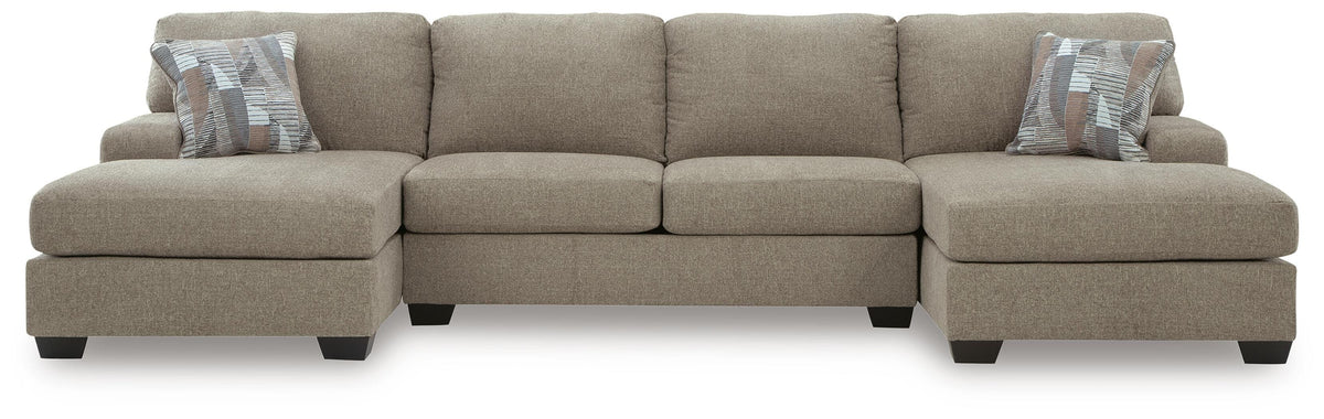 Newellen Sectional - 48404S7, 48404S3 - product view or room setting; complete kit and included component views (supplier image 25)