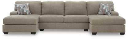 Newellen Sectional - 48404S7, 48404S3 - product view or room setting; complete kit and included component views (supplier image 25)
