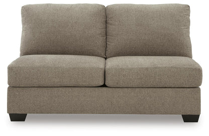 Newellen 3-Piece Sectional and Oversized Ottoman - 48404U1 - product view or room setting; complete kit and included component views (supplier image 5)