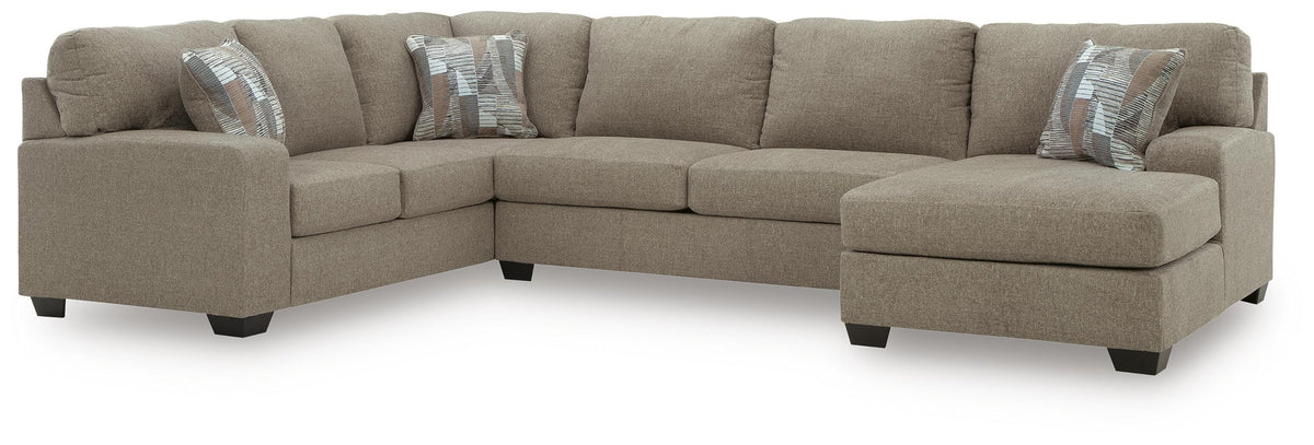 Newellen Sectional - 48404S6, 48404S2 - product view or room setting; complete kit and included component views (supplier image 1)