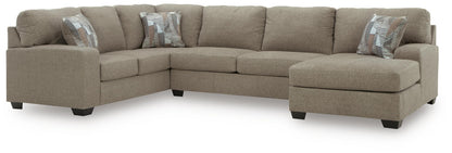 Newellen Sectional - 48404S6, 48404S2 - product view or room setting; complete kit and included component views (supplier image 1)
