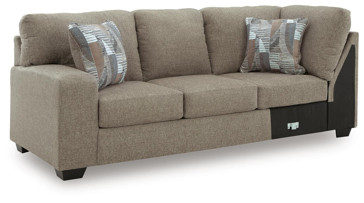 Newellen Sectional - 48404S6, 48404S2 - product view or room setting; complete kit and included component views (supplier image 7)
