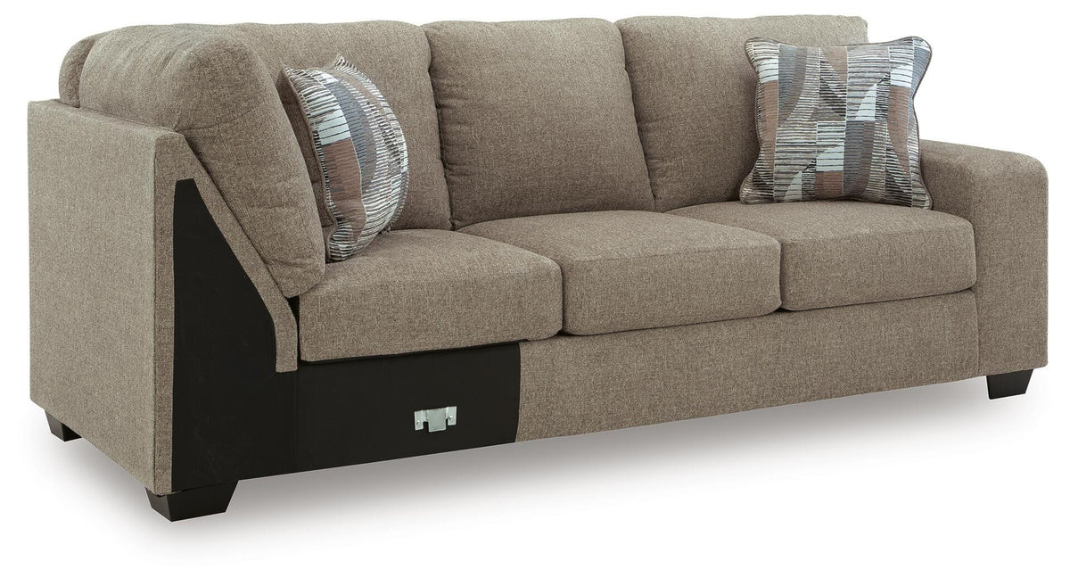 Newellen Sectional - 48404S5, 48404S1 - product view or room setting; complete kit and included component views (supplier image 17)