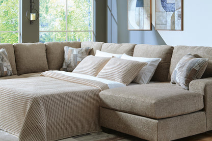 Newellen Sectional - 48404S6 - product view or room setting; complete kit and included component views (supplier image 3)