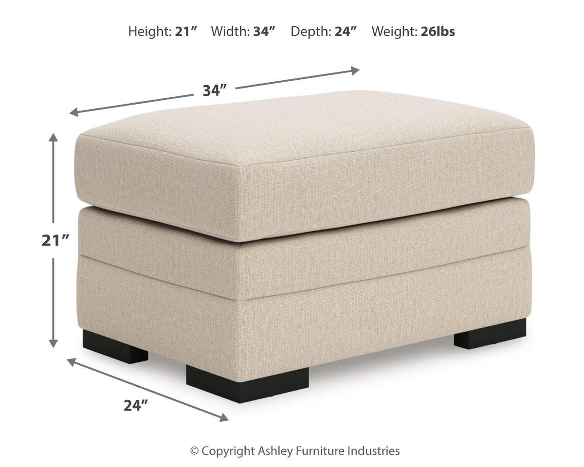 Lango Ottoman - 4860214 - approximate manufacturer dimensions (supplier image 8)