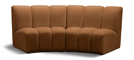 Infinity - 2 Piece Modular Sectional - Saddle