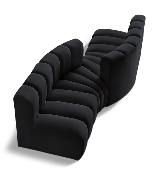 Arc - Velvet 4 Piece Sofa