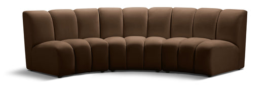 Infinity - 3 Piece Modular Sectional - Brown