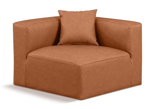 Cube - Corner Chair - Cognac
