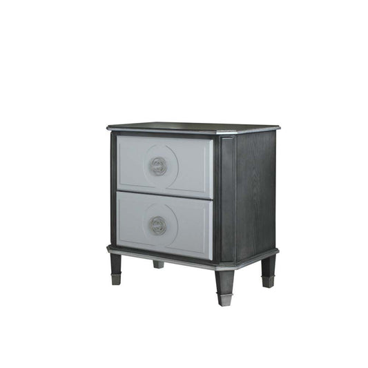 House Beatrice - Nightstand - Charcoal & Light Gray