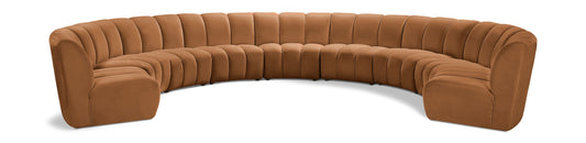 Infinity - 9 Piece Modular Sectional - Saddle
