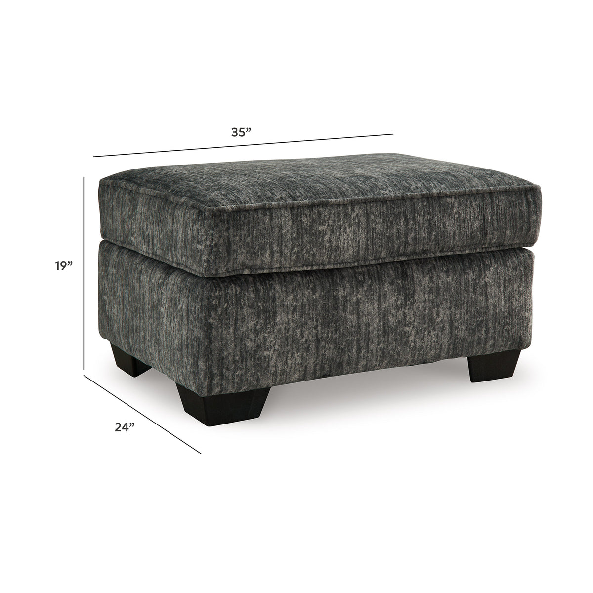 Lonoke Ottoman - 5050414 - approximate manufacturer dimensions (supplier image 6)