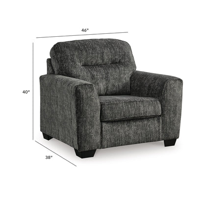 Lonoke Oversized Chair - 5050423 - approximate manufacturer dimensions (supplier image 7)