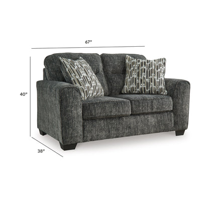Lonoke Loveseat - 5050435 - approximate manufacturer dimensions (supplier image 7)