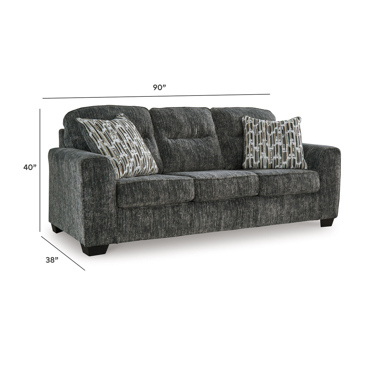Lonoke Living Room Sets - 50504U1, 50504U3, 50504U11, 50504U13 - approximate manufacturer dimensions (supplier image 17)