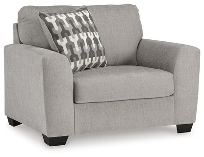 Avenal Park Oversized Chair and Ottoman - 50805U1 - product view or room setting; complete kit and included component views (supplier image 6)