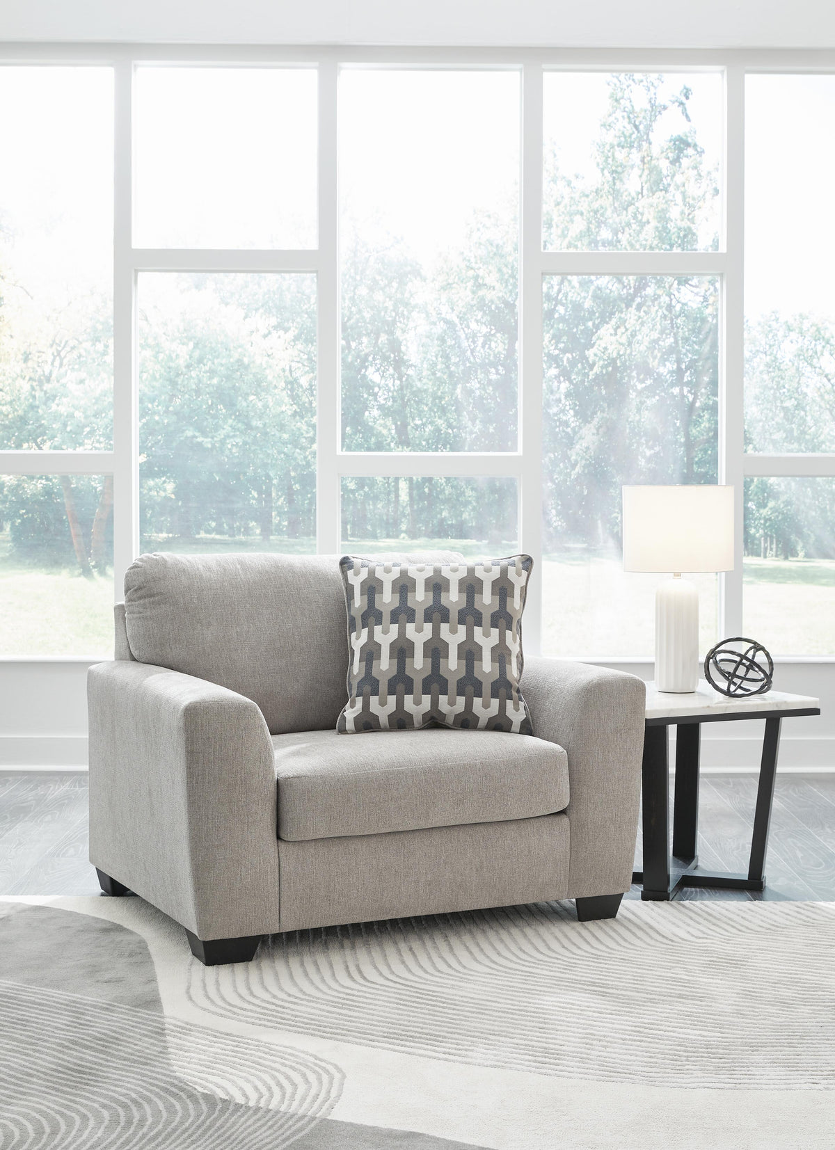 Avenal Park Oversized Chair and Ottoman - 50805U1 - product view or room setting; complete kit and included component views (supplier image 10)